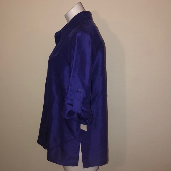 DRAPER’S & DAMON’S 100% button down blouse size PM - Picture 4 of 8